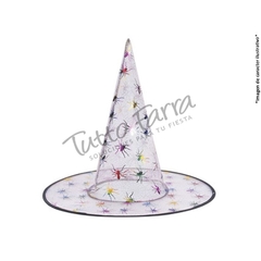 Sombrero Bruja Colores Estampado Colores Diseños Surtidos X 1