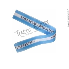 Vincha Fiselina Argentina X 1 ( 4.5 X 90 Cm ) 3050