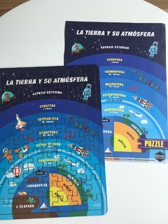 PUZZLE EDUCATIVO: LA TIERRA Y SU ATMÓSFERA DE 48 O 70 PIEZAS en internet