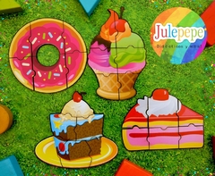 PUZZLE DIDÁCTICO X 4 CANDY