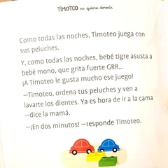 TIMOTEO NO QUIERE DOMIR - comprar online