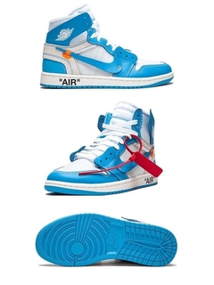 off white nike azul