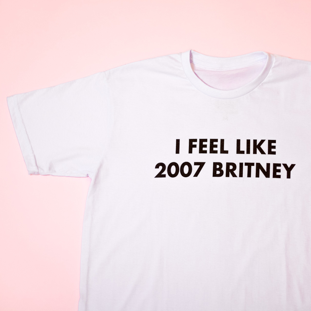 camiseta i feel like 2007 britney