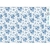 Slim Paper Decoupage - Estampa De Flores Azuis Gr 17x27 cm