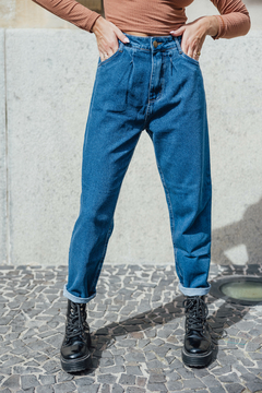 CALÇA JEANS SLOUCHY TRADICIONAL DEEP BLUE