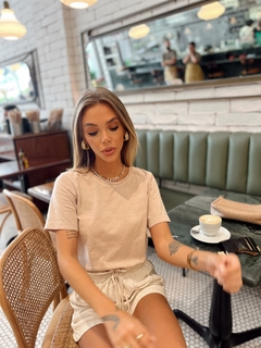 T-SHIRT ESTONADA LISA NUDE