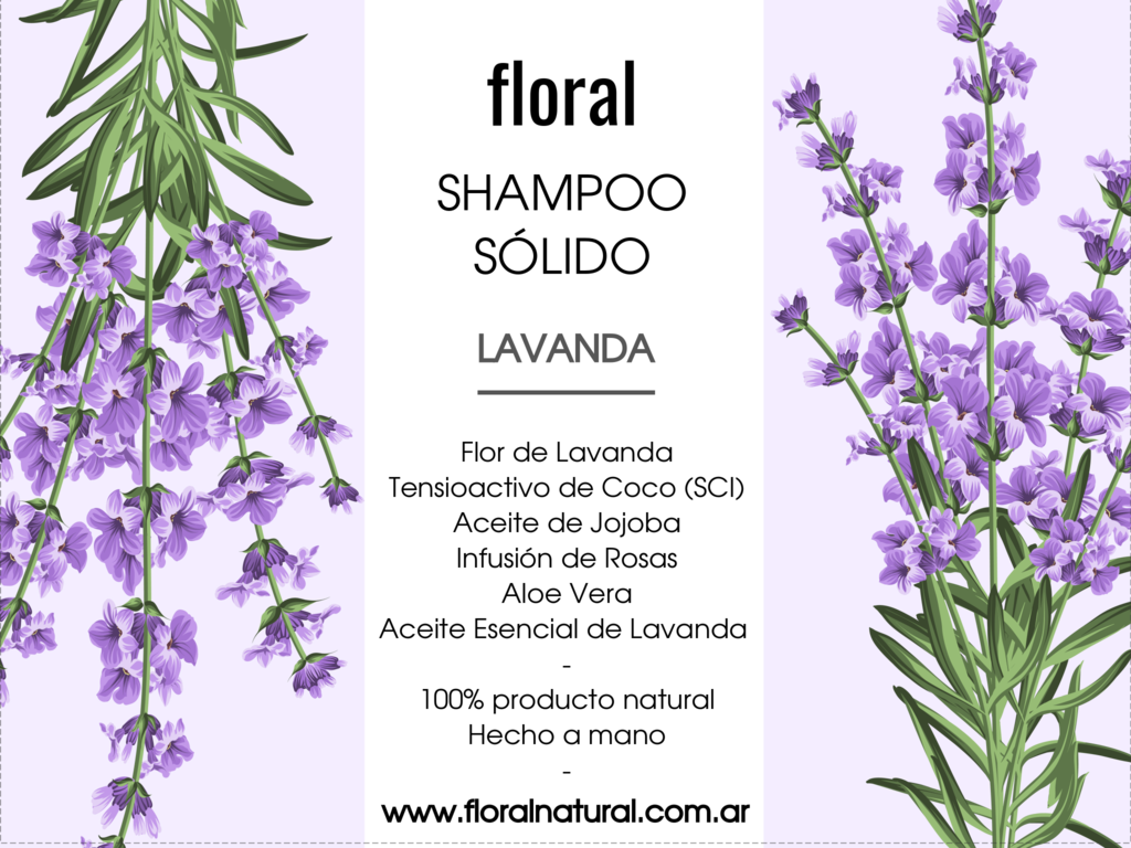 combo shampoo de lavanda y acondicionador flor de tiare 100% naturales