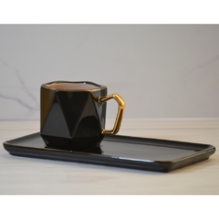 Pocillo de café y plato Anastasia - comprar online