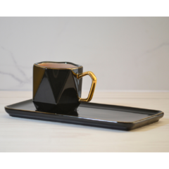 Pocillo de café y plato Anastasia - tienda online