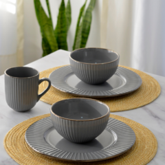 Set de 2 platos playos Noa - comprar online
