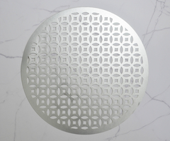 Individual plateado redondo PVC