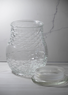 Frasco facetado GRANDE con tapa plana (1800ml) - comprar online