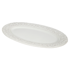 Bandeja de cerámica ovalada Linea Mirelle