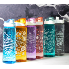 Botella estampada
