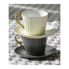 Set de taza y plato Alicia