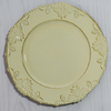 Plato de sitio crema vintage