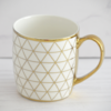 Mug de cerámica dorada (diseños varios) - MAGI Home & Deco