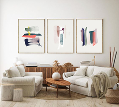 SET TRIPLE SERIE ABSTRACTOS #JOY