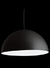 Campana 55cm aluminio E27 LED cable 1 metro