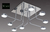 Plafon desnivel 8L LED placa dimerizable y reemplazable