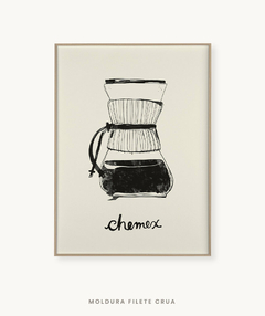 Quadro Decorativo Chemex - loja online