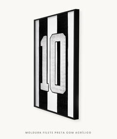 Quadro Decorativo Infantil Estrela Solitária Camisa 10 - Futebol - loja online