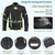 Chamarra Negra Motociclista Con Protecciones Impermeable Moto + Regalos - tienda en línea