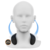 Bluedio Hs inalámbrico / Bluetooth y altavoz / Audífonos de hombro