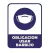 Cartel de Obligacion en Alto Impacto 1mm de 22cm X 28cm - tienda online