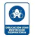 Cartel de Obligacion en Alto Impacto 1mm de 22cm X 28cm - Grupo Enfoque