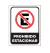 Cartel de Advertencia/Prohibición en Alto Impacto 1mm de 22cm X 28cm - comprar online