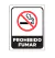 Cartel de Advertencia/Prohibición en Alto Impacto 1mm de 22cm X 28cm - Grupo Enfoque