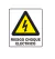 Cartel de Advertencia/Prohibición en Alto Impacto 1mm de 22cm X 28cm - comprar online