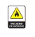 Cartel de Advertencia/Prohibición en Alto Impacto 1mm de 22cm X 28cm