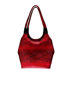 Cartera "Bagketzu ketzu" ternera roja print