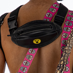 Clucht de mano "Mini-Kame" Charol negro - comprar online
