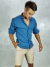 CAMISA DE LINO CUELLO MAO JEAN PIERRE - tienda online