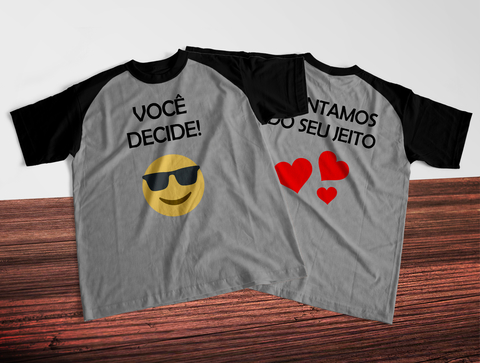 mockup camisa cinza mescla