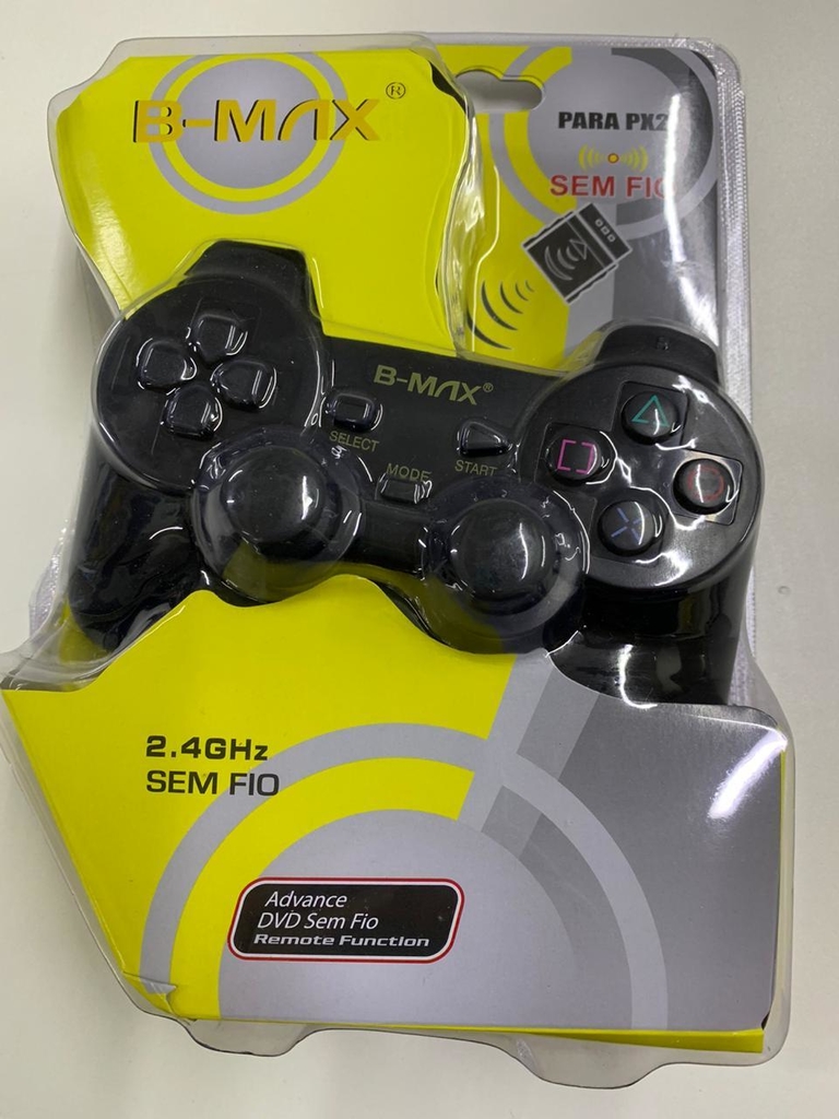 video game ps2 com controle sem fio