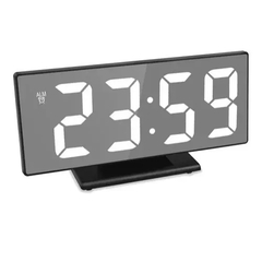 Relógio De Mesa Led Digital Alarme Despertador Espelho Cama