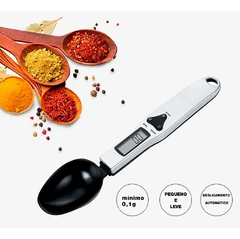 Mini Balança Colher Digital Inox Lcd Dosador Medidor Cozinha - comprar online
