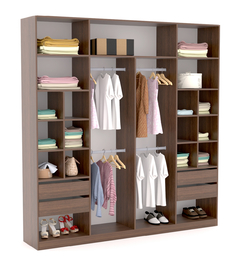 VESTIDOR Wengue 2,40x2,50m SIN PUERTAS - comprar online
