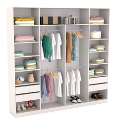 VESTIDOR 2,60x2,50m SIN PUERTAS