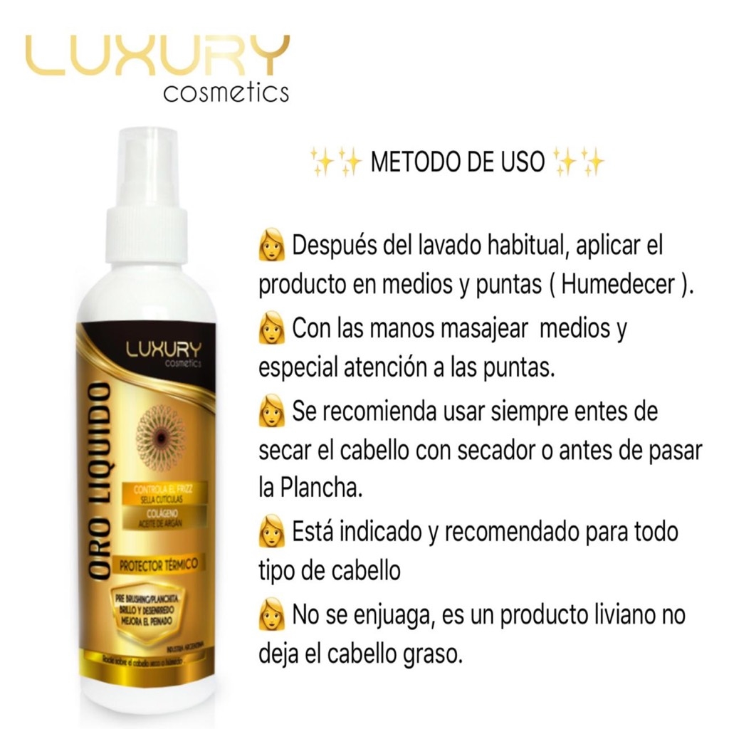 Alisado Oro Líquido Como Se Usa | Store tercesa.com
