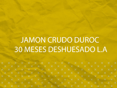 Jamón Crudo Duroc 30 meses Deshuesado 200gr