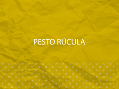 Pesto Rúcula, albahaca y nuez