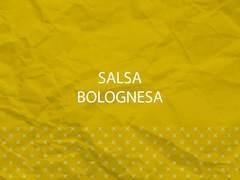 Salsa Bolognesa