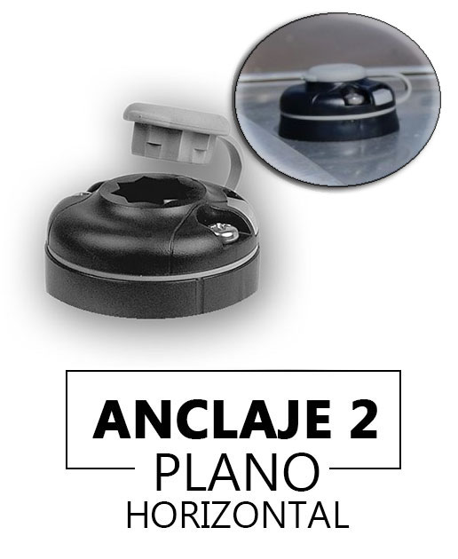 Anclaje 2 Railblaza Plano Horizontal