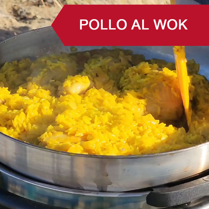 Pollo al wok