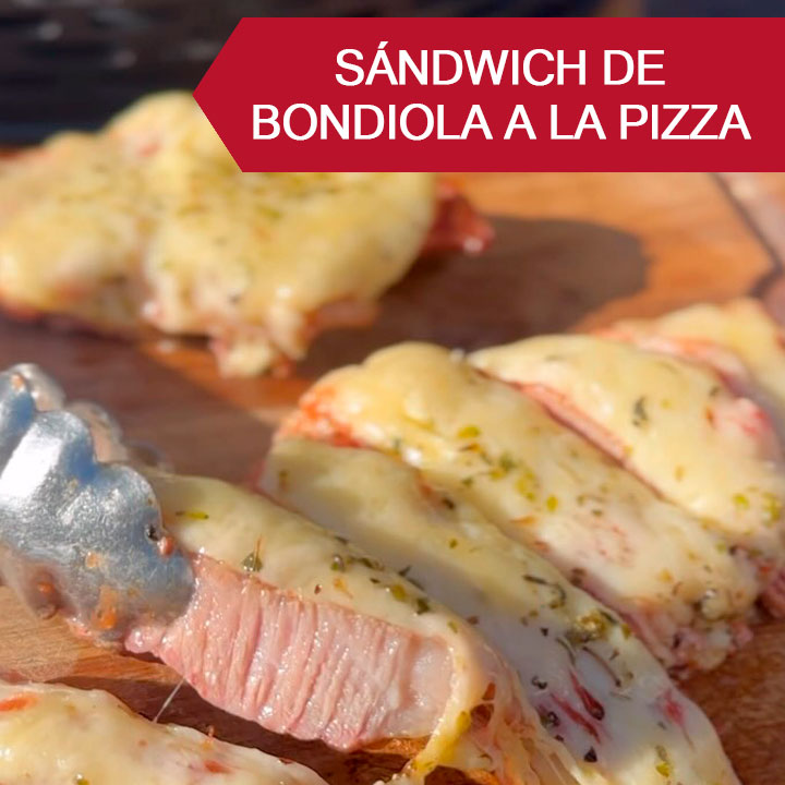 Sándwich de bondiola a la pizza